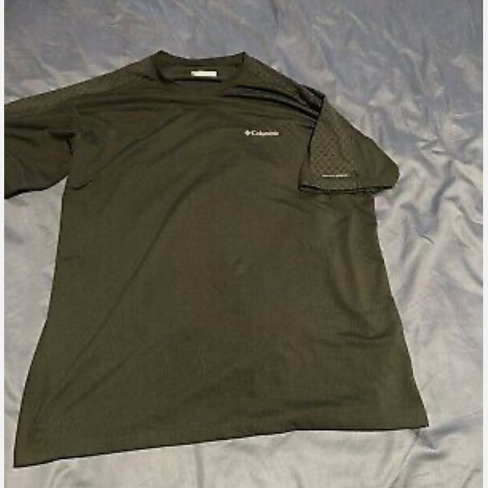 Columbia Omni-Wick Black Short  Sleeve Activewear T-Shirt Men's Size L